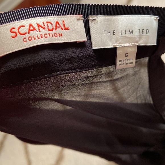 The Limited Scandal Collection Corset Illusion Mesh Fitted Shift Dress Sexy - Picture 7 of 10